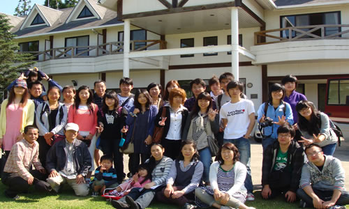 中国留学生との友好阿蘇旅行